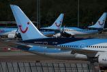 Aviones de la aerolínea TUI.