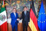 El secretario Roberto Velasco recibió al ministro de Relaciones Exteriores Johann Wadephul, quien realiza una visita de trabajo en el marco de la III Comisión Binacional México-Alemania.