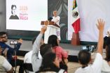 Claudia Sheinbaum Pardo, presidenta de México, encabezó la conferencia mañanera del Pueblo desde la entidad portuaria. FOTO: PRESIDENCIA/CUARTOSCURO.COM