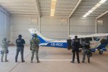 Aseguran aeronave cocaína, armas y vehículos en Baja California