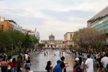 Rehabilitan fuente frente a Museo Cabañas en Guadalajara