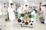 Hospital Pediátrico de Tacubaya IMSS Bienestar prepara menú futbolero.