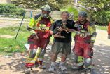 Elementos del Ejército mexicano rescataron con vida a una perrita llamada 'Sarita' en Venezuela