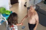 El rostro de Víctor Rodríguez es visible en varias partes del video difundido por su esposa, en que se revelan agresiones contra ella.