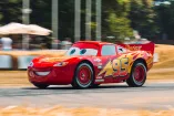 El Rayo McQueen se hizo presente en el Festival de la Velocidad de Goodwood