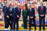 Trump, Sheinbaum y Carney, en la ceremonia de premiación del Mundial