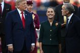 Sheinbaum habla de aranceles con Trump y Carney previo a la revisión del T-MEC.