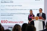 La empresa automotriz KIA México anunció una inversión de 649 millones de dólares para ampliar su planta de producción en Pesquería, Nuevo León.