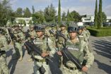 La Secretaría de la Defensa Nacional desplegó mil 557 efectivos en Michoacán como parte de la Estrategia Nacional de Seguridad Pública