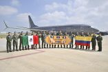 El apoyo salió de la Base Aérea Militar de Santa Lucía, Estado de México