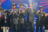 Los jinetes del Ejército Mexicano participaron en la primera prueba de Adiestramiento Ecuestre en los “XXV Juegos Centroamericanos y del Caribe 2026”, celebrados en Santo Domingo, República Dominicana.