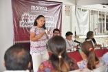 Mojica Morga destacó la asignación de recursos públicos para la edificación de vivienda y la construcción de caminos artesanales en beneficio directo del pueblo afromexicano de San Marcos.