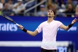 Alexander Zverev avanzó a la tercera ronda del US Open tras vencer a Quentin Halys