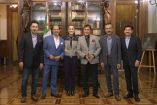 La presidenta Claudia Sheinbaum Pardo se reunió en Palacio Nacional con Los Tigres del Norte