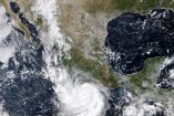 Imagen satelital del huracán 'Polo'