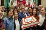 Morena celebró el 15 aniversario de su fundación con un acto en el Auditorio Nacional