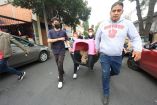 Los perritos fueron trasladados en ocho transportadoras, a bordo de una camioneta.