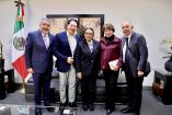 Rosa Icela Rodríguez en reunión por el Plan Integral de la Zona Oriente