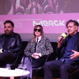 Denise Gutiérrez y Dos Contrabajos en conferencia de prensa