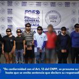 La Fiscalía de Oaxaca informó que los siete detenidos estarían relacionados con seis homicidios recientes en Juchitán y presuntos delitos de extorsión y narcomenudeo.