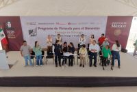 La mandataria federal destacó que en su gobierno se van a construir un millón 800 mil viviendas