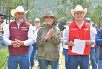 En representación del Gobierno de México, la directora general de Lotería Nacional, Olivia Salomón, acompañó al gobernador de Durango, Esteban Villegas