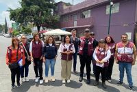 Brigadas de Iztacalco realizan labores de mantenimiento y recuperación de espacios públicos.