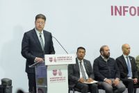 Pablo Vázquez Camacho resaltó los datos del INEGI que muestran una reducción del 16% en los homicidios en la Ciudad de México durante 2025, así como la detención de 59 integrantes de células criminales entre julio y agosto.