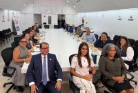 Ale Rojo de la Vega, Alcaldesa de Cuauhtémoc, y legisladores de Nueva York, comparten experiencias para fortalecer el Estado de derecho* La alcaldesa y la delegación intercambiaron experiencias sobre seguridad, atención a mujeres, infraestructura, derechos y participación ciudadana.