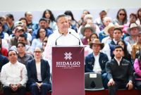 Julio Menchaca, gobernador de Hidalgo, presenta su Cuarto Informe de Gobierno