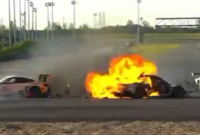 El accidente se presentó en la categoría China GT este sábado