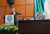 Giovanni Gutiérrez e Israel Betanzos; en el foro “Notariado en México: Retos y Oportunidades.
