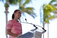 Claudia Sheinbaum informó que hay 486 mil 167 beneficiarios de programas sociales en Quintana Roo.