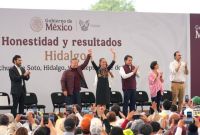Claudia Sheinbaum en Hidalgo