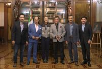 La presidenta Claudia Sheinbaum Pardo se reunió en Palacio Nacional con Los Tigres del Norte