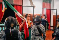 La alcaldesa Gaby Osorio encabezó la conmemoración por el 216 aniversario del inicio de la Independencia de México, en Tlalpan