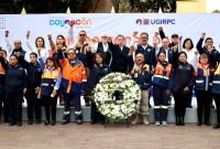 “Un simulacro es un entrenamiento para la vida”: Giovani Gutiérrez encabeza conmemoración por sismos