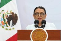 Rosa Icela Rodríguez informó que en Tabasco se han canjeado 447 armas de fuego como parte del programa Sí al desarme, sí a la paz.