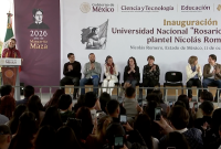 Durante el acto, la mandataria afirmó que la educación es la clave para cerrar la puerta a la violencia, la corrupción y el crimen organizado.