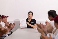 Estefanía Mercado reconoció la trayectoria de quienes participaron en la fundación de Morena y destacó la importancia de preservar los principios del movimiento, al tiempo que se abren espacios a nuevas generaciones.