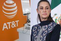 Compra de AT&T México ayudará a la competencia y mejorará el internet, dice Sheinbaum.