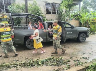 La Secretaría de la Defensa Nacional mantiene activos a 953 elementos del Ejército, Fuerza Aérea y Guardia Nacional.