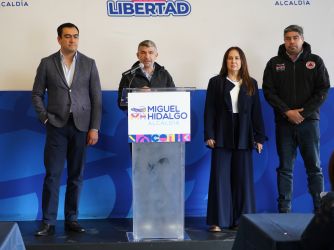 La libertad comienza donde termina el miedo y que el objetivo de su administración es consolidar a Miguel Hidalgo como el Bastión de la Libertad.