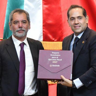 Paquete Económico 2027: Hacienda espera ingresos presupuestarios por 9.15 billones de pesos