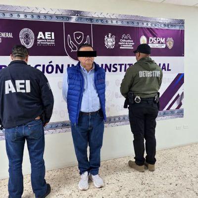 El exfiscal de Chihuahua fue detenido el pasado sábado.