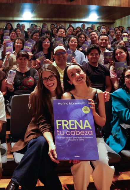 Escritora Marina Mammoliti: Frena tu cabeza