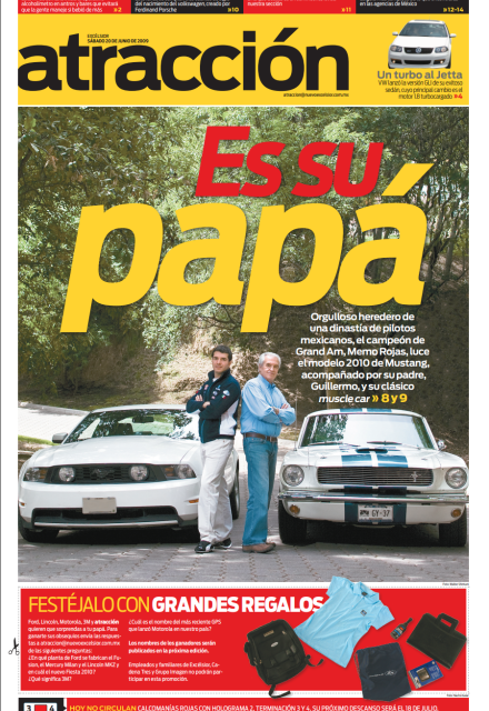 portada Atracción360 2009 Memo Rojas Mustang