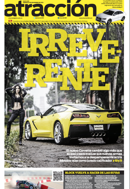 Portada Atracción 360 Chevrolet Corvette
