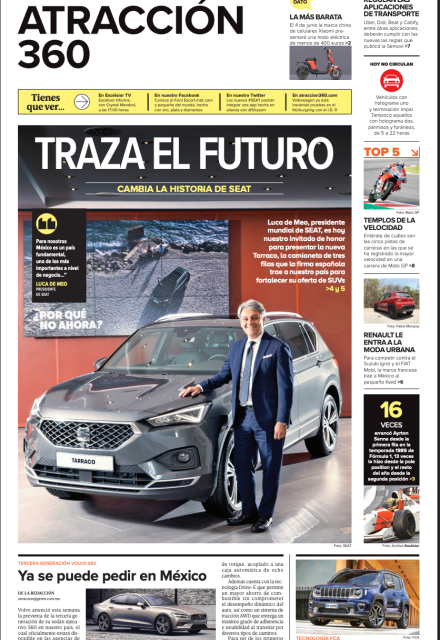 Portada Atracción360 Luca de Meo SEAT