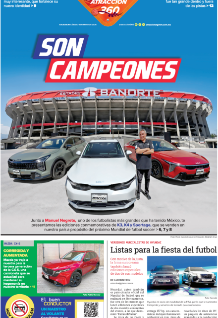 Portada Atracción kia Manuel Negrete
